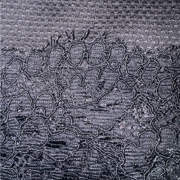 H&M Black Peplum Lace Overlay Blouse Top (S) - Picture 4 of 5